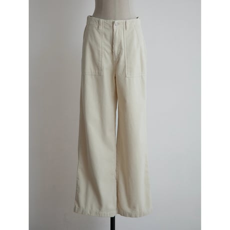《予約販売》waist mark corduroy wide pants/2colors_np1045