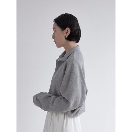 《予約販売》2way half zip rich pullover/3colors_nt2533