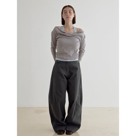 《予約販売》cotton oval pants/2colors_np1238