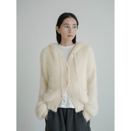 《予約販売》shaggy knit hoodie/2colors_nt2439