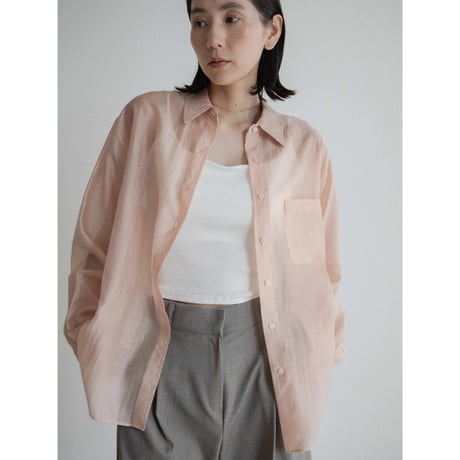 《予約販売》sheer charm shirt/2colors_nb0303