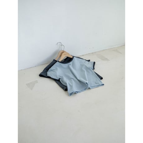 《予約販売》accent border daily minimal tee/2colors_nt2578