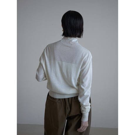 《予約販売》button accent knit/2colors_nt2169