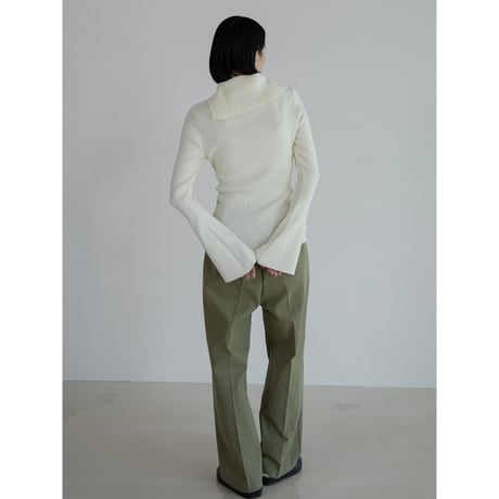 《予約販売》tuck twill cotton pants/2colors_np1070