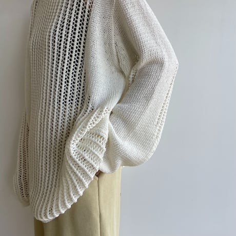 《予約販売》mannish low gauge knit/2colors_nt1615