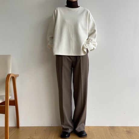 《予約販売》one tuck slacks pants/3colors_np0744