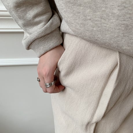 【NOKCHA  original】soft slacks/2colors_np0015