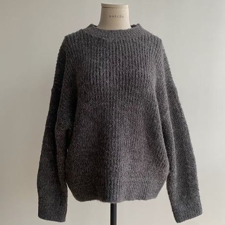 《予約販売》melange over knit/2colors_nt1544