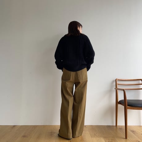《予約販売》cable simply knit/3colors_nt1551