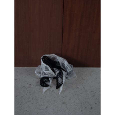 《予約販売》check sheer scarf/2colors_na0713