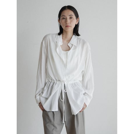 《予約販売》string sheer shirt/2colors_nb0304
