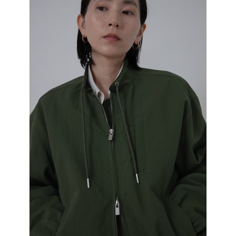 - AUTHENTIC series - neck string jumper/green_an0032