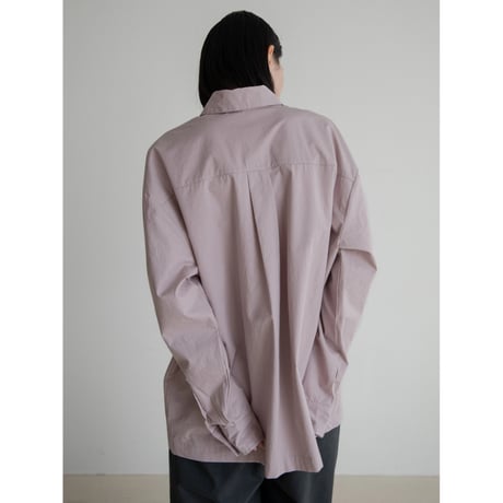 《予約販売》mannish over cotton shirt/2colors_nb0287