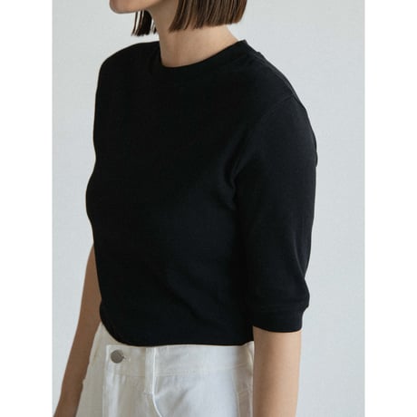《予約販売》mid sleeve sheer tee/2colors_nt2565