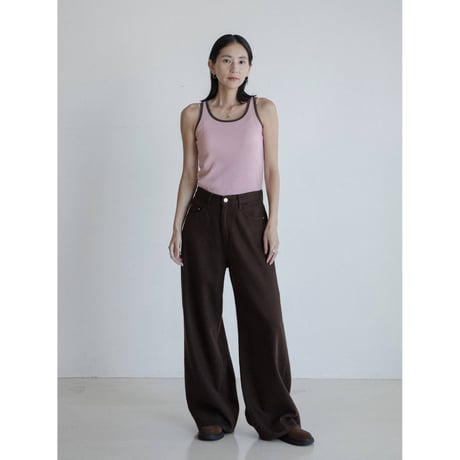 《予約販売》mannish brown pants_np1149