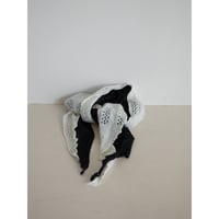 《予約販売》accent knit scarf/2colors_na0712