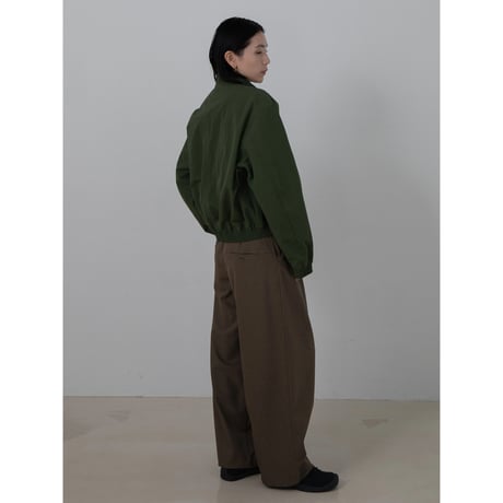 - AUTHENTIC series - neck string jumper/green_an0032