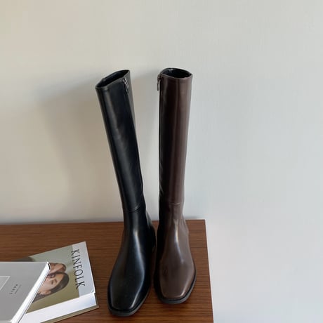 《予約販売》long mannish boots/2colors_na0322