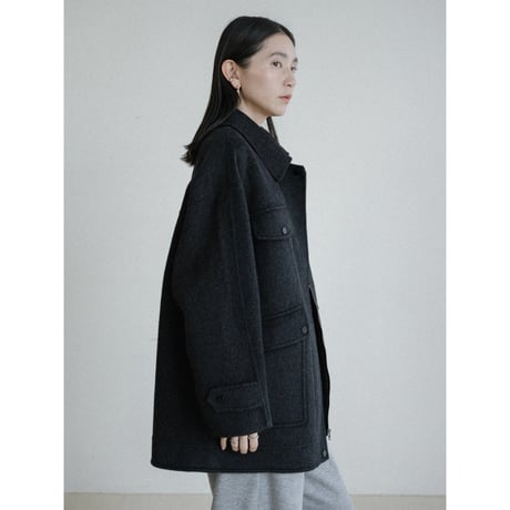 《予約販売》HANDMADE pocket coat/2colors_no0490