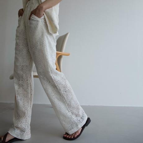 【nokcha original】crochet pants_np0592