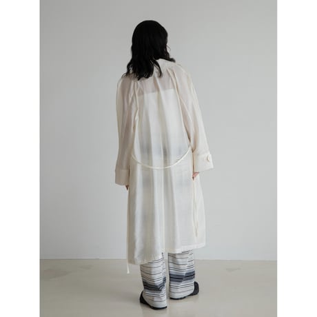 《予約販売》sheer rich shirt coat/2colors_no0451