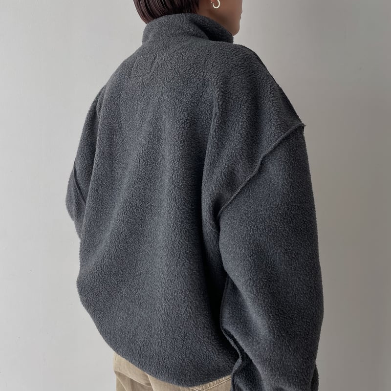 nokcha original】mannish over fleece/2colors(un