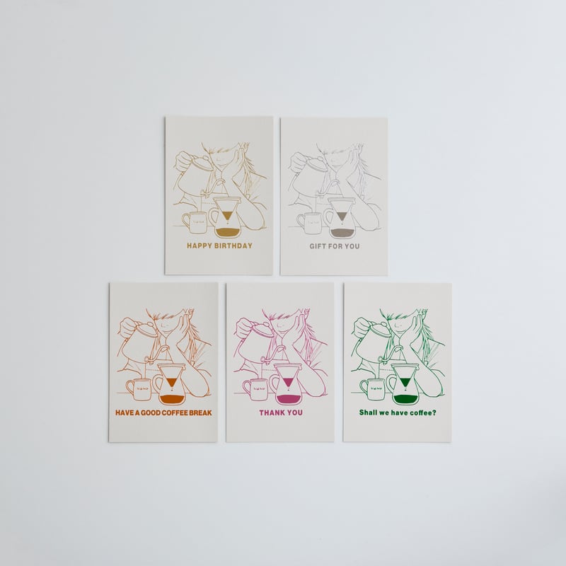 ポストカード&コーヒーセット（ドリップバッグ1袋付） | Sato's Cafe