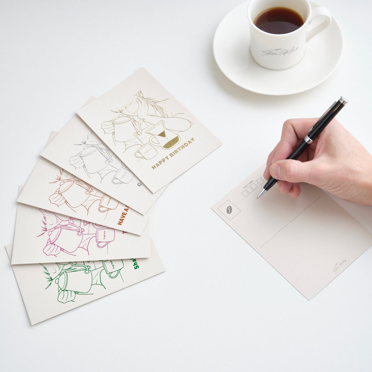 ポストカード&コーヒーセット（ドリップバッグ1袋付） | Sato's Cafe