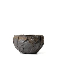 hinode flowerpot [remains BLACK x MAT GOLD Low bowl] HFP-033