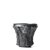 hinode flowerpot [remains BLACK x BLACK shape] HFP-021