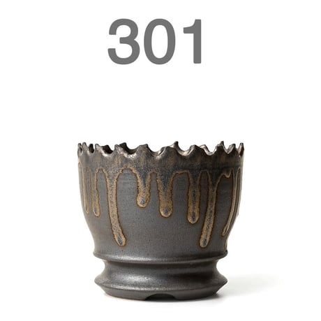 S.N.Pot type-bowl「黒焔」4号　SNP-301〜305