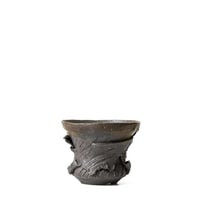 hinode flowerpot [remains BLACK x MAT GOLD shape] HFP-019