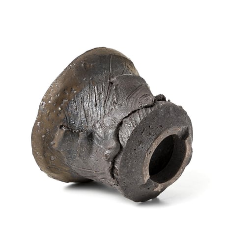 hinode flowerpot [remains BLACK x MAT GOLD shape] HFP-019
