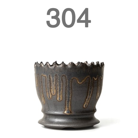 S.N.Pot type-bowl「黒焔」4号　SNP-301〜305