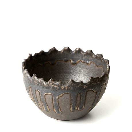S.N.Pot type.round「黒焔」4号 　SNP-189〜193