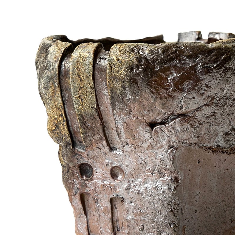 鶴くび蕪　24　備前焼 金重潤平 作 「備前緋襷酒呑」 ～備前焼専門卸小売店 川口陶楽苑～