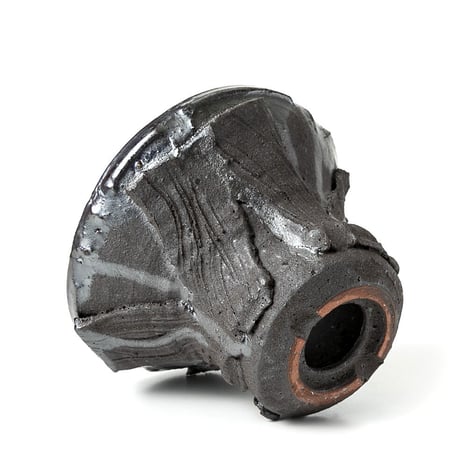 hinode flowerpot [remains BLACK x BLACK Low shape] HFP-020