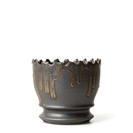 S.N.Pot type-bowl「黒焔」4号　SNP-301〜305