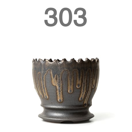 S.N.Pot type-bowl「黒焔」4号　SNP-301〜305