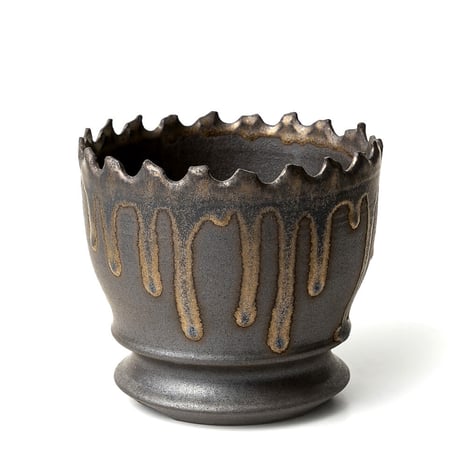 S.N.Pot type-bowl「黒焔」4号　SNP-301〜305