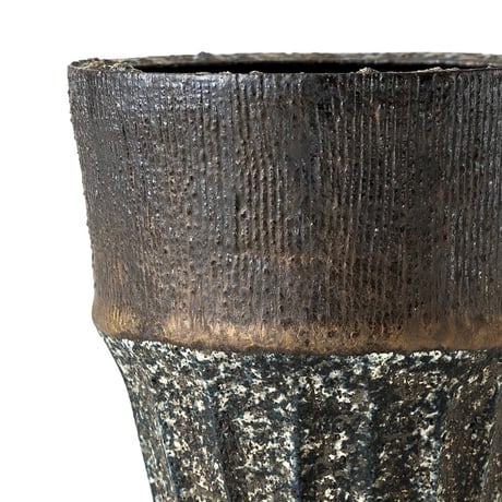 Oya stone ceramic pot　ONT-076