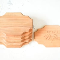 【名入れ可能】wood board / 桜無垢一枚板