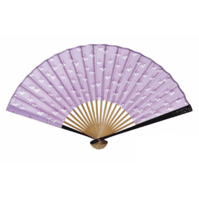 江戸好み 歌麿小紋扇子 桐の花散らし小紋SD05-3 | 風扇堂（by四国団扇）