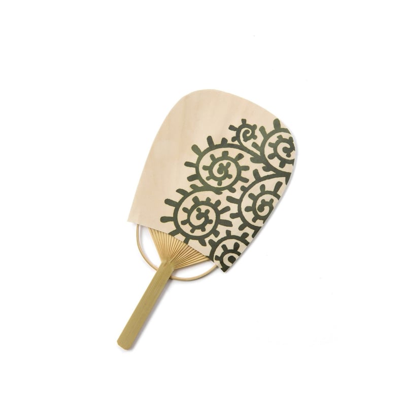 ミニ小判うちわ 涼風だより たこ唐草 US30-8 | 風扇堂（by四国団扇）