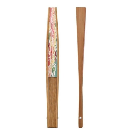 型染め絵扇子　<熨斗に手まり>　SS05-3