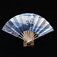 ドラえもん浮世絵扇子 富嶽三十六景 甲州石班澤