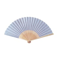 透かし和紙扇子　襲（かさね）　<青海波（青）>SD03-1