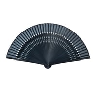 黒無地扇子　＜黒染め２０ｃｍ＞ SA13-1