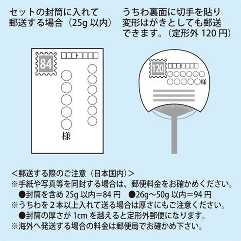 はがきうちわ涼風だより <金彩さくら>US13-12 | 風扇堂（by四国