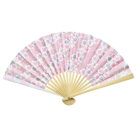 京染め紙扇子　＜京なでしこ＞ SA09-3